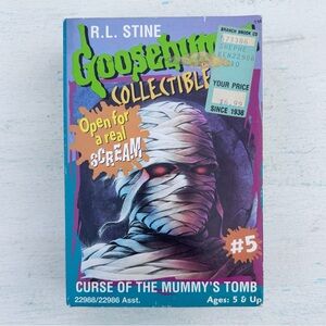 Goosebumps Collectibles #5 Curse of the Mummy’s Tomb Sealed Working